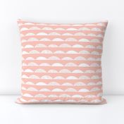 scallops // pale pink scallop baby nursery kids cute girls baby girl