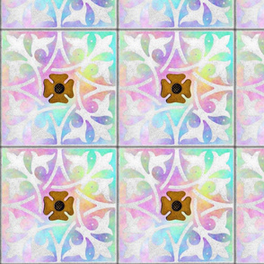 Medieval Tile ~ Opalescent  