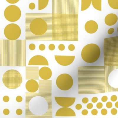 dots // yellow mustard dots scandi retro vintage dots