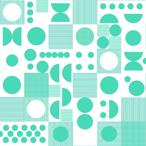 dots // scandi dots green graphic polka dots