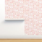 dots // pink nursery baby trendy cool scandi dots dot