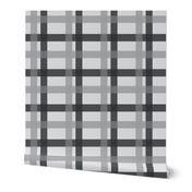 Retro Plaid Light Gray - Cool