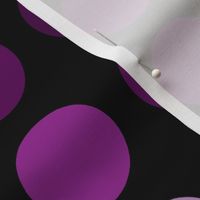 Violet magenta polka dots.