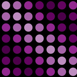 Violet magenta polka dots.