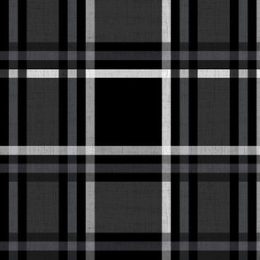 Black Plaid - Small