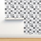 mod baby » grey wholecloth cheater quilt 4"