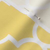 quatrefoil LG sunshine yellow