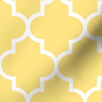 quatrefoil LG sunshine yellow