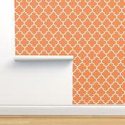 quatrefoil LG tangerine