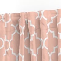 quatrefoil LG blush #F9CABA