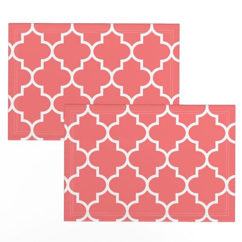 quatrefoil LG coral