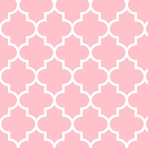 quatrefoil LG light pink