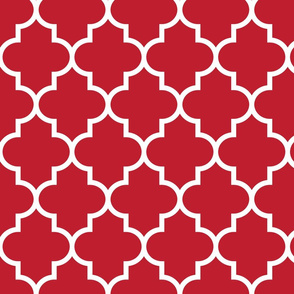 quatrefoil LG red