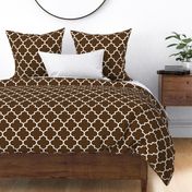 quatrefoil LG brown