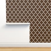 quatrefoil LG brown