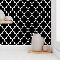 quatrefoil LG black