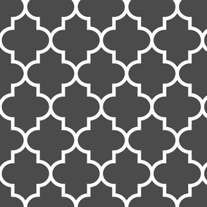 quatrefoil LG dark grey