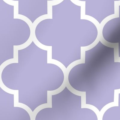 quatrefoil LG light purple