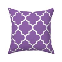 quatrefoil LG amethyst purple