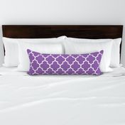 quatrefoil LG amethyst purple