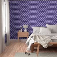 quatrefoil LG purple