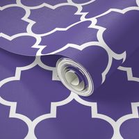 quatrefoil LG purple