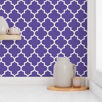 quatrefoil LG purple