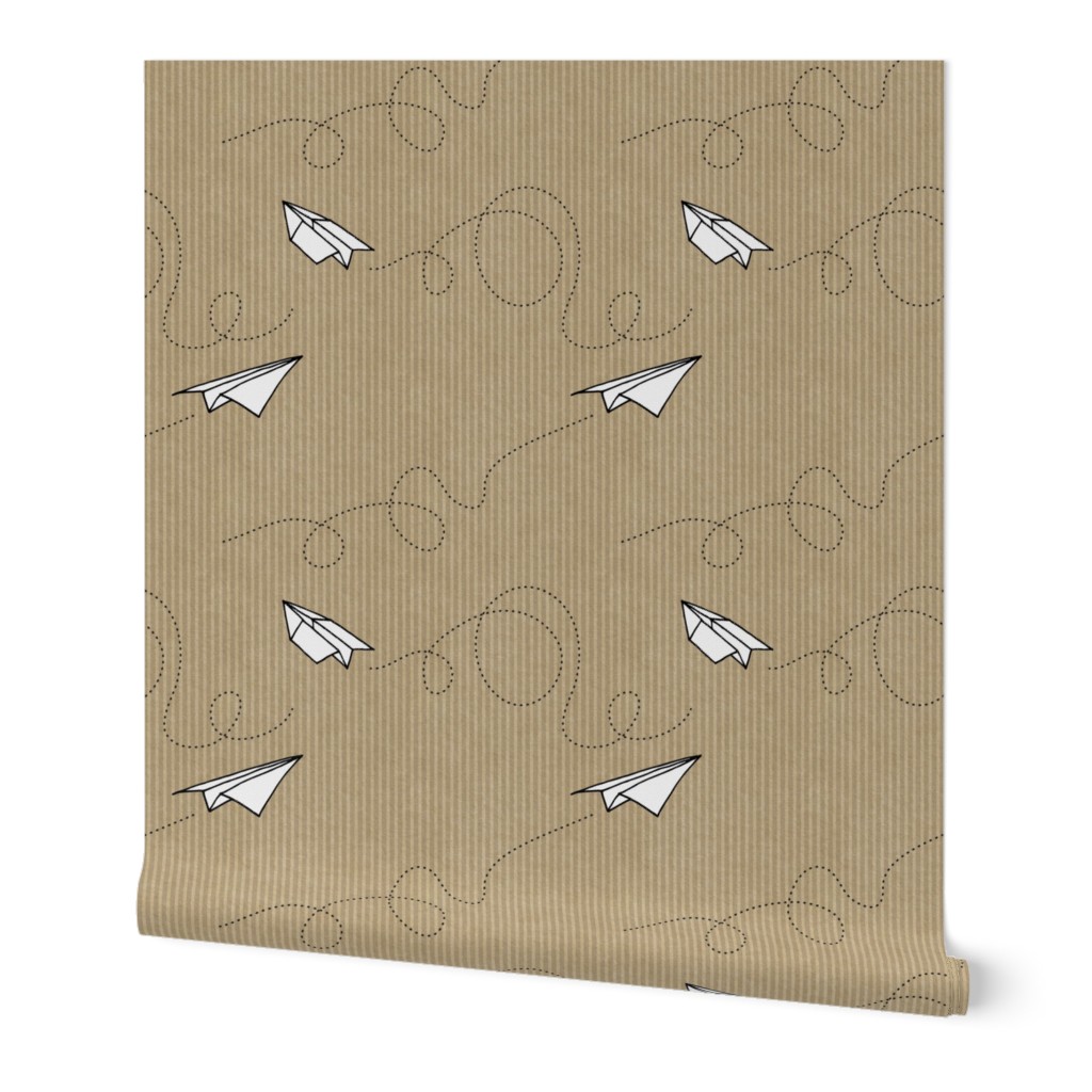 Paper Planes (on Kraft paper)