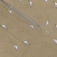 Paper Planes (on Kraft paper)