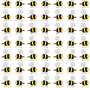 bee - yellow