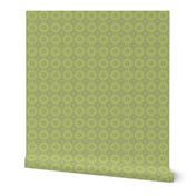 Breezy Windmill Wheel - Green on Gray