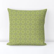 Breezy Windmill Wheel - Green on Gray