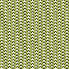 Pyramid Triangles in Green | 1" Repeat
