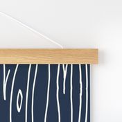 Wonky Woodgrain - Navy