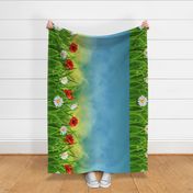 Poppies_and_Daisies_with_Grass_border_fabric_04