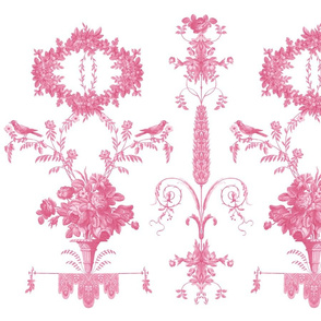 Rococo Garden sorbet pink