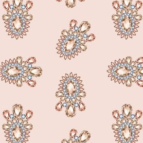 Jewelbox: Morganite Brooch in Light Blush