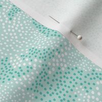 In Disguise - Geometric Dot Aqua - Summer Breeze