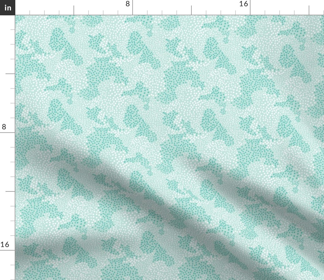 In Disguise - Geometric Dot Aqua - Summer Breeze