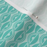 Lazy Days - Geometric Summer Breeze Aqua