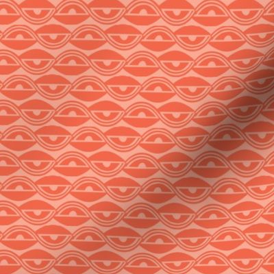 Lazy Days - Geometric Summer Breeze Red