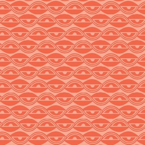 Lazy Days - Geometric Summer Breeze Red