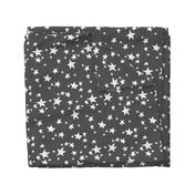 stars // charcoal star fabric nursery baby design andrea lauren scandi fabric