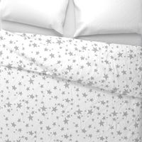 stars // white and grey star fabric nursery baby design andrea lauren fabric