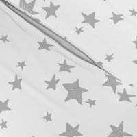 stars // white and grey star fabric nursery baby design andrea lauren fabric