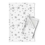 stars // white and grey star fabric nursery baby design andrea lauren fabric