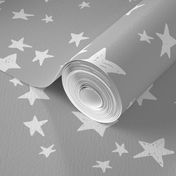 stars // slate grey stars fabric star design baby nursery fabric andrea lauren