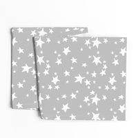 stars // slate grey stars fabric star design baby nursery fabric andrea lauren