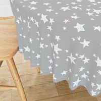 stars // slate grey stars fabric star design baby nursery fabric andrea lauren