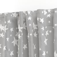 stars // slate grey stars fabric star design baby nursery fabric andrea lauren